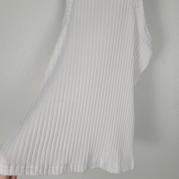 FP Movement Free People Size XS Blissed Out Racerback Tank Top Ribbed White - Picture 5 of 12